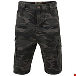 KAM Camo Cargo Short - khaki